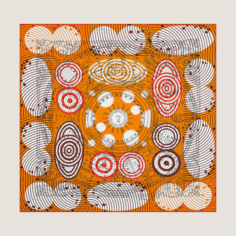 Astronomie Astrologie double face scarf 90 | Hermès Singapore